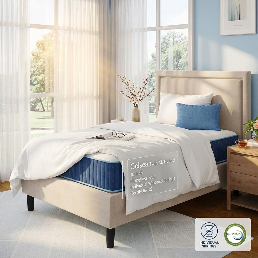 Gel memory foam vs hybrid mattress comparison